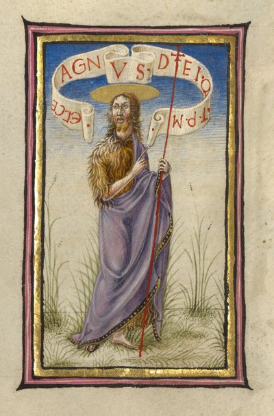 القديس يوحنا المعمدان بواسطة تاديو كريفيلي